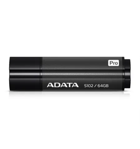 USB Flash накопитель ADATA S102 Pro, 64Гб, Серый