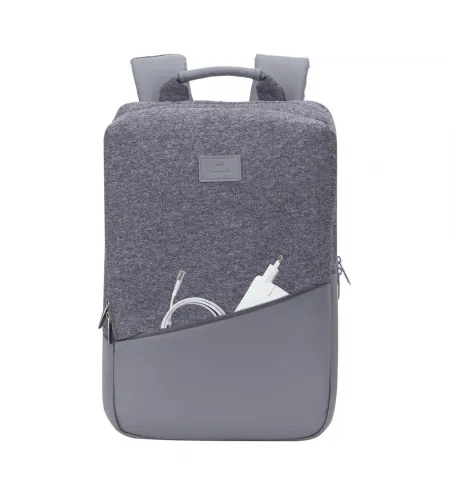 Рюкзак для ноутбука RivaCase Egmont, 15.6", Полиэстер, Серый