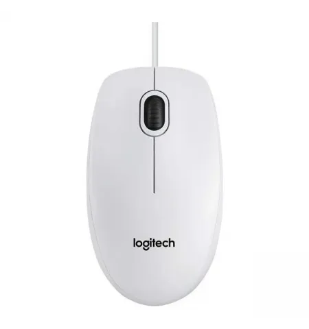 Mouse Logitech B100, Alb