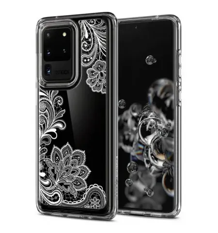 Чехол Spigen Ciel Galaxy S20, Белая Мандала