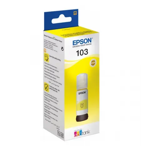 Recipient de cerneala Epson 103 EcoTank, 65ml, Galben