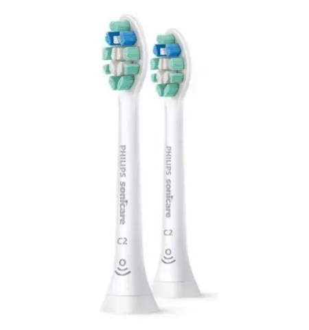 Насадка для электрической зубной щетки PHILIPS Sonicare C2 Optimal Plaque Defence HX9022/10, Белый