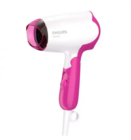 Компактный фен PHILIPS DryCare Essential BHD003/00, 1400Вт, Белый Розовый