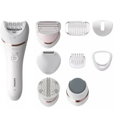 Epilator PHILIPS BRE740/10, Alb