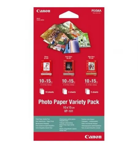 H?rtie fotografica Canon Photo Paper Variety Pack, A4