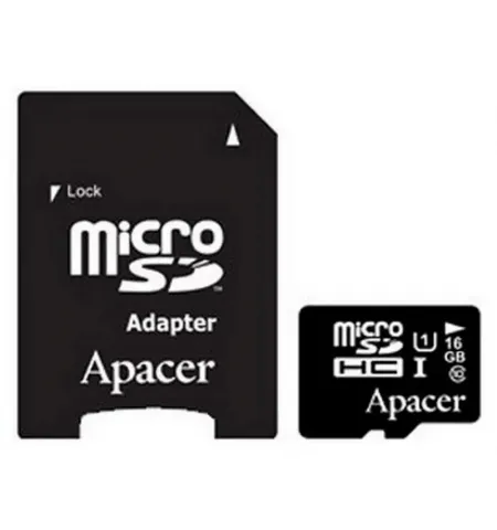 Card de Memorie Apacer microSDHC UHS-I U1 Class 10, 16GB (AP16GMCSH10U5-R)