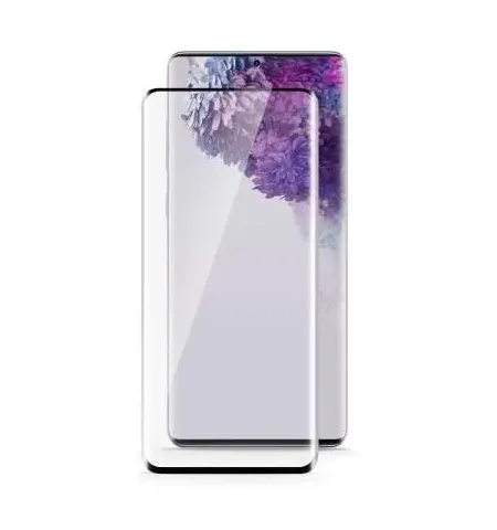 Защитное стекло Cellularline Impact Glass Curved- Galaxy S20 Ultra, Чёрный