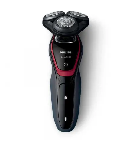 Aparat de ras electric PHILIPS Shaver series 5000 S5130/06, Negru / Rosu