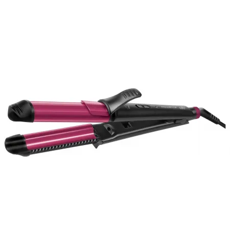 Ondulator de par Multi-styler  Rowenta Fashion Stylist CF4512F0, Negru | Roz