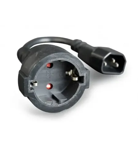 Cablu adaptor de alimentare Cablexpert PC-SFC14M-01, 0,2m, Negru