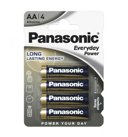 Baterii Panasonic LR6REE, AA, 4buc.