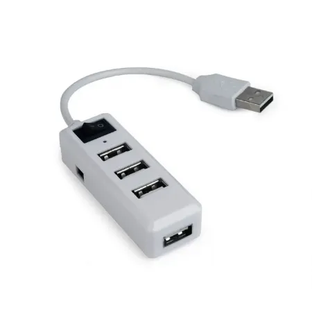 USB-концентратор Gembird UHB-U2P4-21, Белый