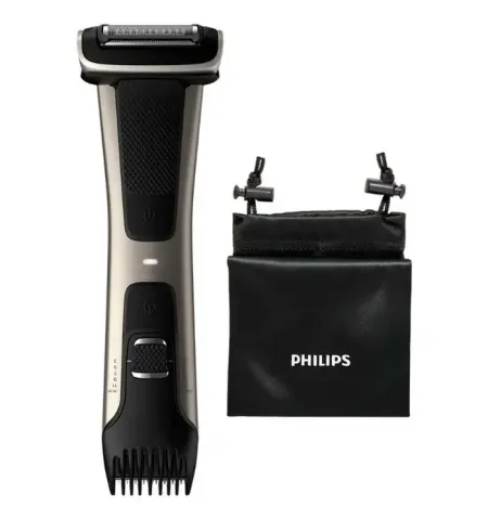 Trimmer pentru barbati Philips Bodygroom 7000 BG7025/15, Negru
