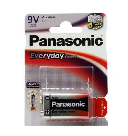 Baterie dreptunghiulara Panasonic 6LF22REE/6LR61REE, Crona, 1buc.