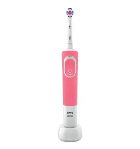 Электрическая зубная щетка Oral-B Vitality 100 Cross Action, Белый Розовый