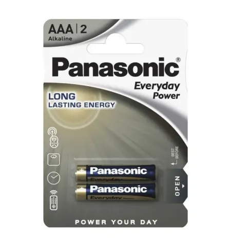 Батарейки Panasonic LR03REE, AAA, 2шт.