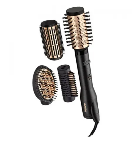 Uscator de par-perie BaByliss Big Hair Luxe AS970E, 650 W, Negru | Auriu