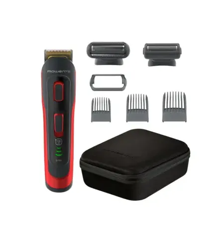 Trimmer pentru barbati Rowenta 8-in-1 Selectium TN9400F4, Negru | Rosu