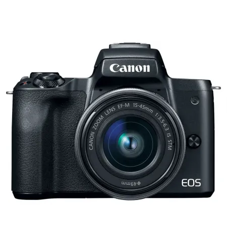 Aparat Foto Mirrorless Canon EOS M50 + EF-M 15-45 IS, Negru