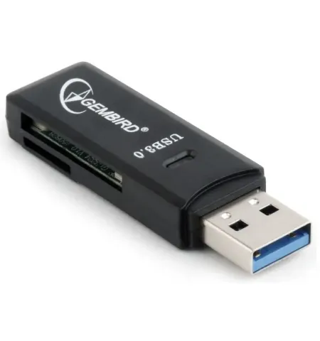 Кардридер Gembird UHB-CR3-01, USB Type-A, Чёрный