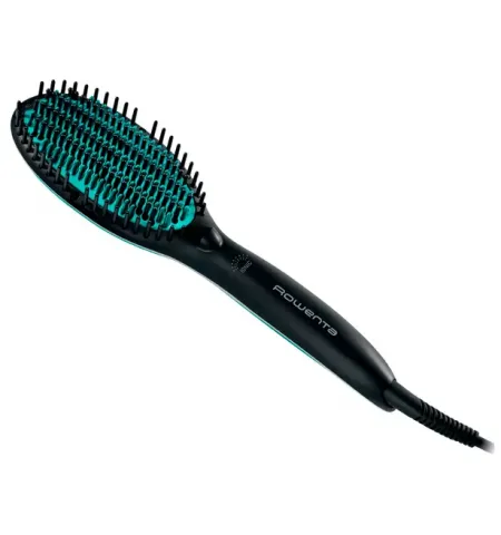 Perie de indreptare Rowenta Power Straight CF5820F0, Negru | Verde