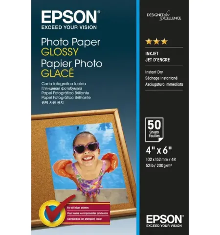 Фото бумага Epson Photo Paper Glossy, А6