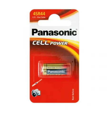 Baterii Panasonic 4SR-44L, SR44 , 180mAh, 1buc.