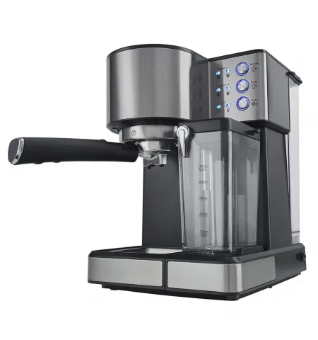 Espressor manual Polaris PCM1536E, 1350W, Otel inoxidabil