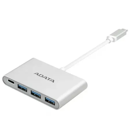 USB-концентратор ADATA ACA3HUBAL-CSV, Серебристый