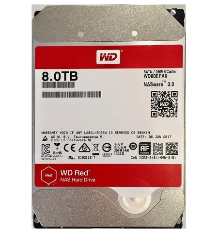 Жесткий диск Western Digital WD Red, 3.5",  8 TB