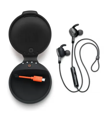 Husa cu baterie externa JBL Headphones Charging Case, Negru