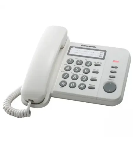 Telefon cu fir Panasonic KX-TS2352, Alb
