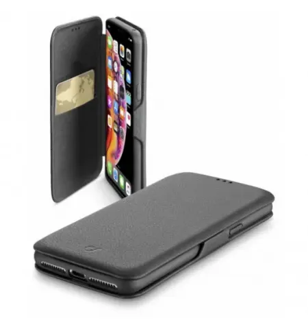 Husa tip carte Cellularline iPhone XS Max - Case, Negru