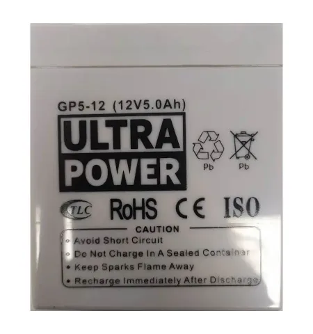 Аккумулятор для резервного питания Ultra Power GP5-12, 12В, 5А*ч
