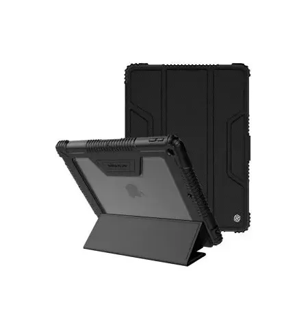 Husa pentru tableta Nillkin Bumper Protective Speed Case for iPad, 10,2", Piele artificiala, Negru