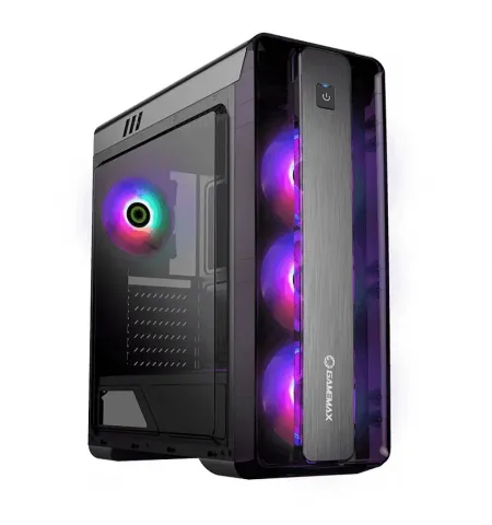 Компьютерный корпус Gamemax MoonLight FRGB, Midi-Tower, ATX, Чёрный