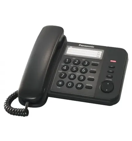 Telefon cu fir Panasonic KX-TS2352, Negru