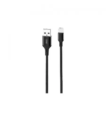 Cablu incarcare si sincronizare XO NB143, USB Type-A/USB Type-C, 2m, Negru