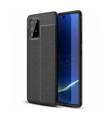 Husa Xcover Galaxy A52 - Leather, Negru