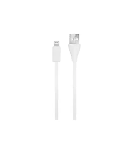 Cablu incarcare si sincronizare Xpower Lightning cable, Flat, USB Type-A/Lightning, 1m, Alb