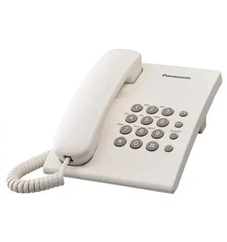 Telefon cu fir Panasonic KX-TS2350, Alb