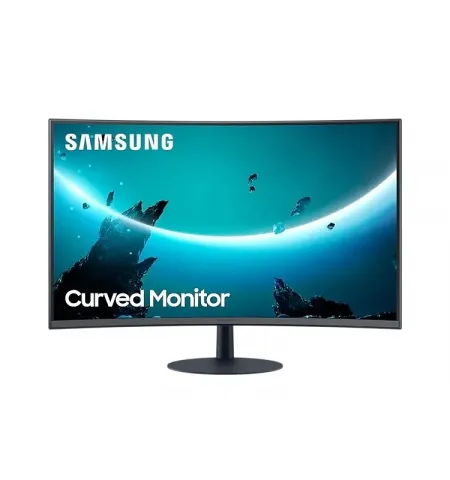 27" Monitor Samsung C27T550FDI, VA 1920x1080 FHD, Negru