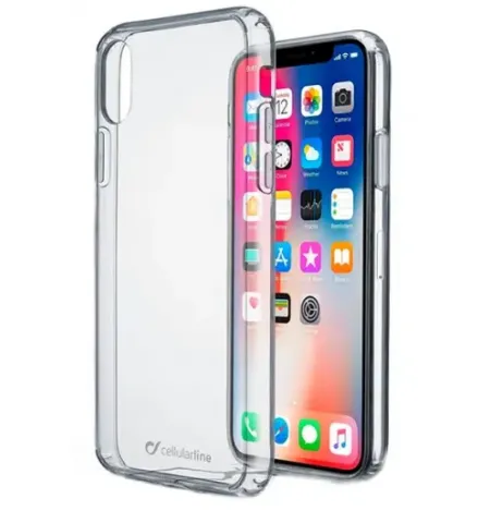 Husa Cellularline Clear Duo - iPhone XS/X, Transparent