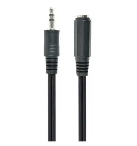 Аудиокабель Cablexpert CCA-423, 3.5mm 3-pin (F) - 3.5mm 3-pin (M), 1,5м, Чёрный