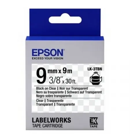 Epson LK-3TBN, 9 мм x 9 м