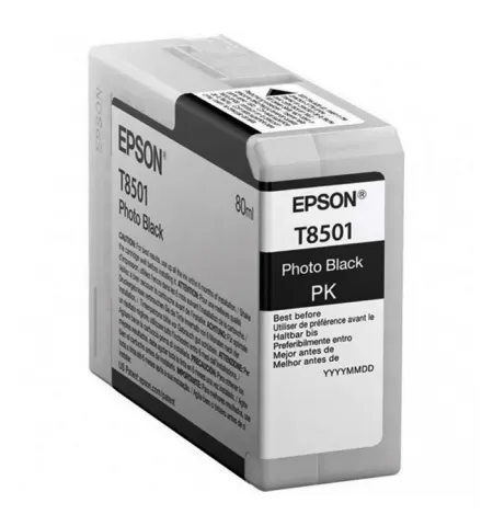 Cartus de cerneala Epson T850 UltraChrome HD, 80ml, Negru foto