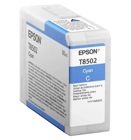 Cartus de cerneala Epson T850 UltraChrome HD, 80ml, Cyan