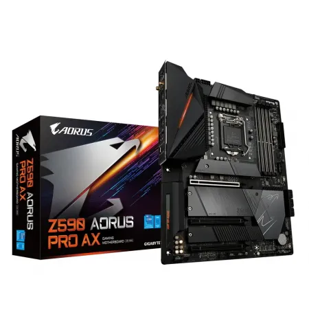 Материнская плата Gigabyte Z590 AORUS PRO AX, LGA1200, Intel Z590, ATX