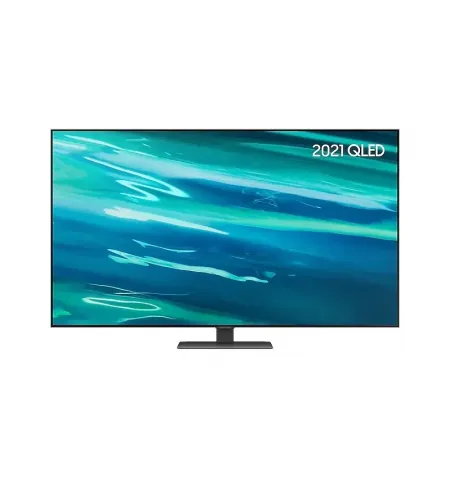 75" QLED SMART TV Samsung QE75Q80AAUXUA, 3840x2160 4K UHD, Tizen, Negru