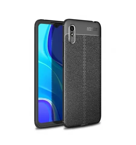 Husa Xcover RedMi 9A - Leather, Negru